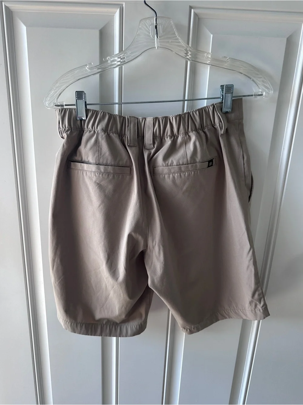 Banana Republic Men's Light Khaki Flat Front Shorts